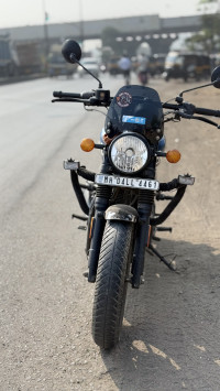 Rebel Blue Royal Enfield Hunter 350 Metro