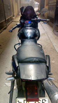 Black And Blue Bajaj Pulsar 220F