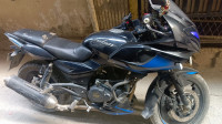 Black And Blue Bajaj Pulsar 220F