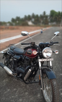 Red With Black Benelli Imperiale 400 BS6