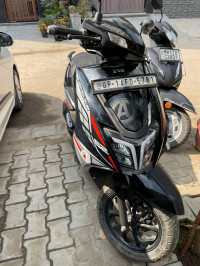 Black TVS NTORQ Super Squad Edition