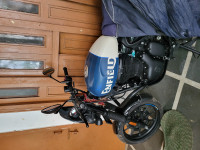 Rebel Blue Royal Enfield Hunter 350 Metro