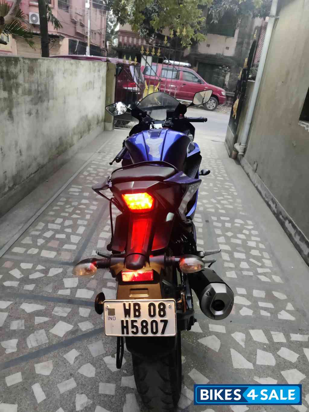 Blue Yamaha YZF R15 V3 BS6 Blue Yamaha YZF R15 V3 BS6