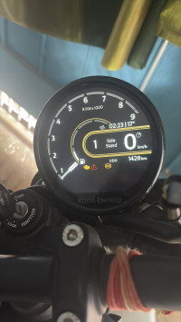 White & Blue Royal Enfield Guerrilla 450