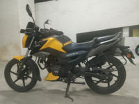 Yellow TVS Raider 125