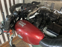 Red Black Royal Enfield Bullet 350 ES