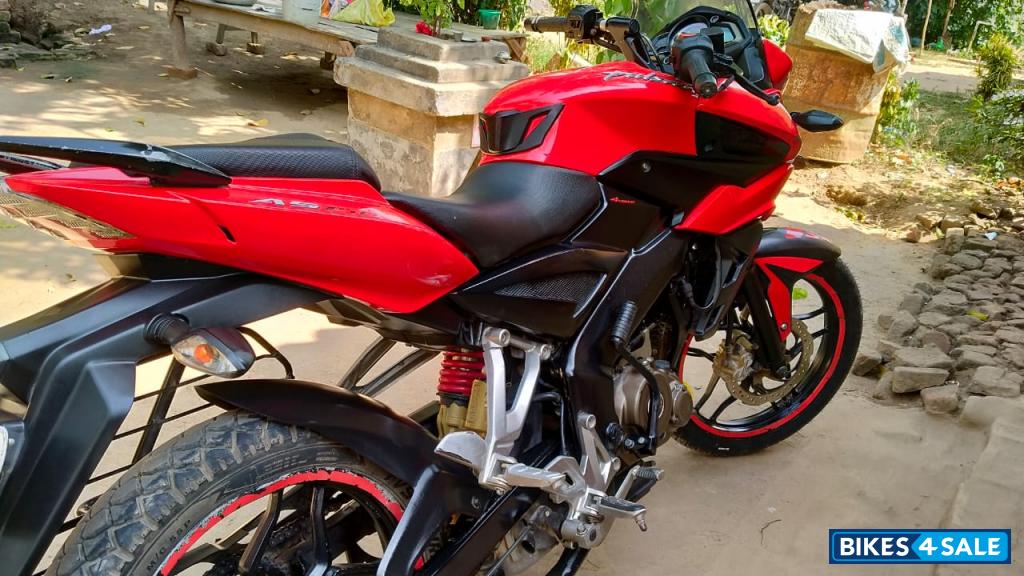 Red Bajaj Pulsar AS 150