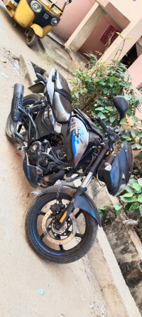Blue And Black Bajaj Pulsar P150 Twin Disc Split Seat