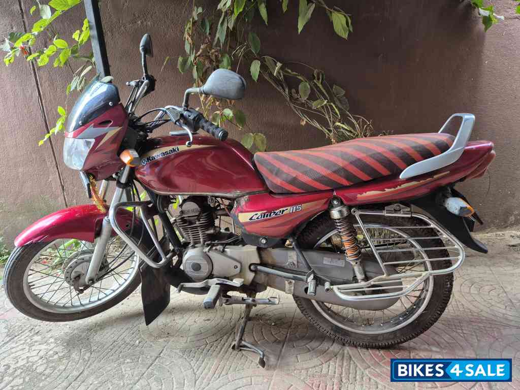Red, Maroon Bajaj Caliber 115