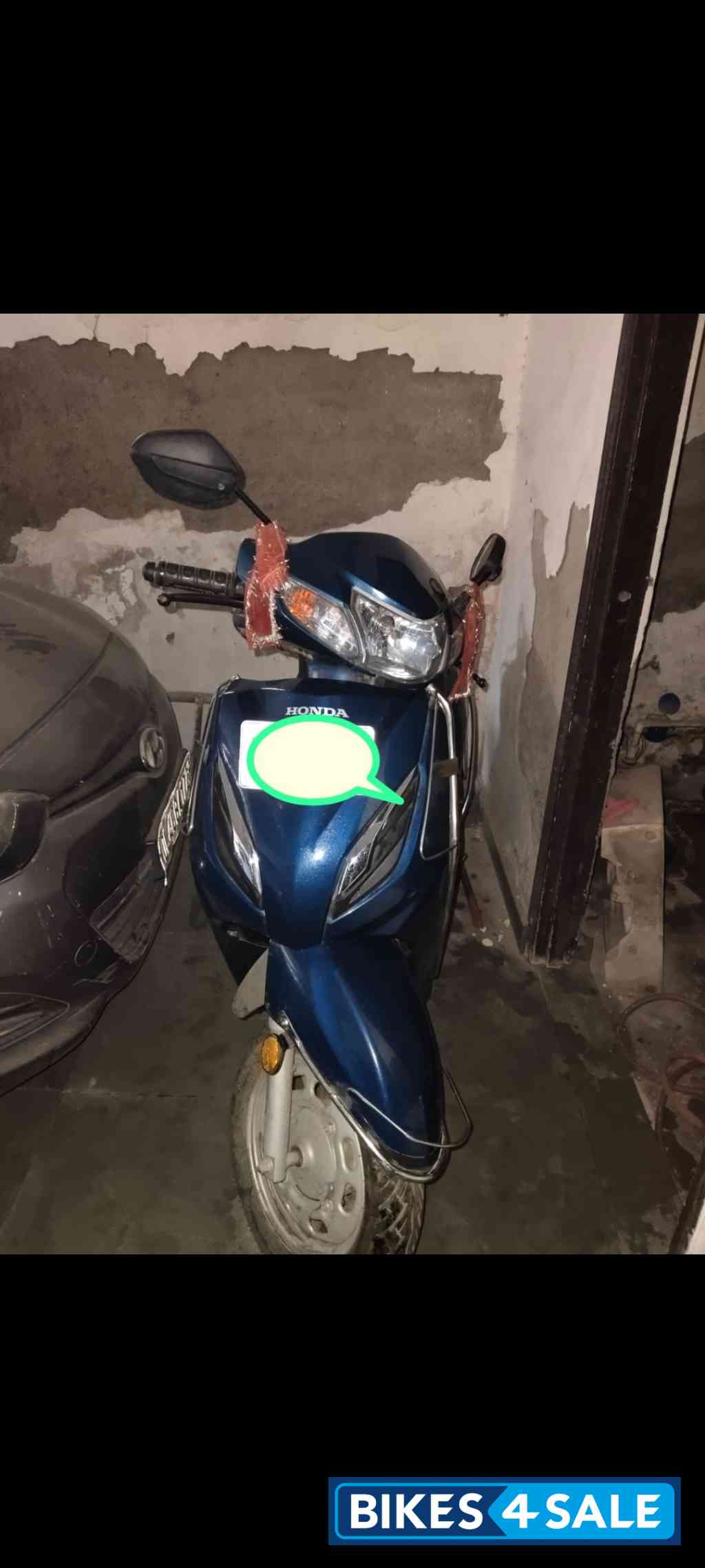 Blue Honda Activa