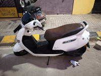 White TVS iQube Electric