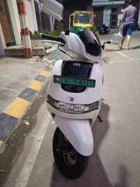 White TVS iQube Electric