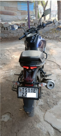 Blazing Blue TVS Raider Split Seat