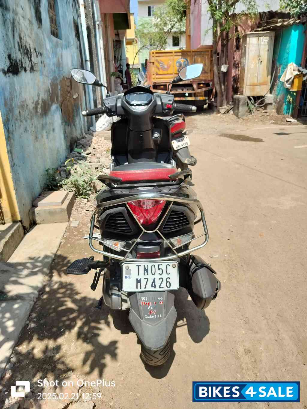 Black TVS NTORQ Super Squad Edition Black TVS NTORQ Super Squad Edition