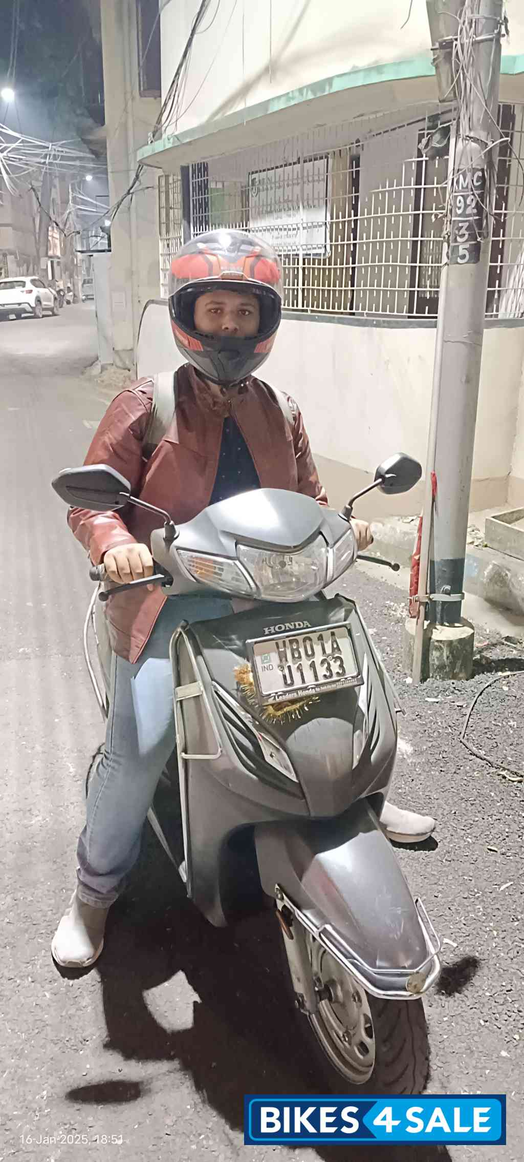 Matt Grey Honda Activa 6G