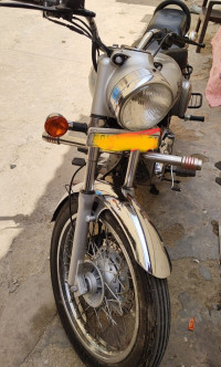 Silver Royal Enfield Bullet Electra