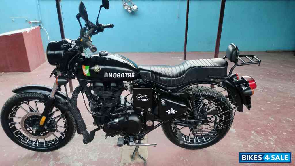 Matt Black Royal Enfield Bullet Electra