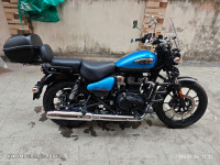Blue Royal Enfield Meteor 350 Supernova
