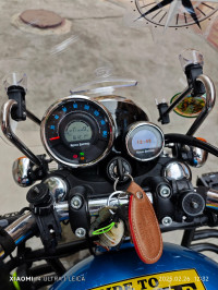 Blue Royal Enfield Meteor 350 Supernova