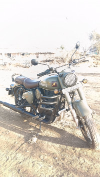 Marsh Grey Royal Enfield Classic 350 Dual Channel BS6