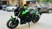 Green Bajaj Dominar 400