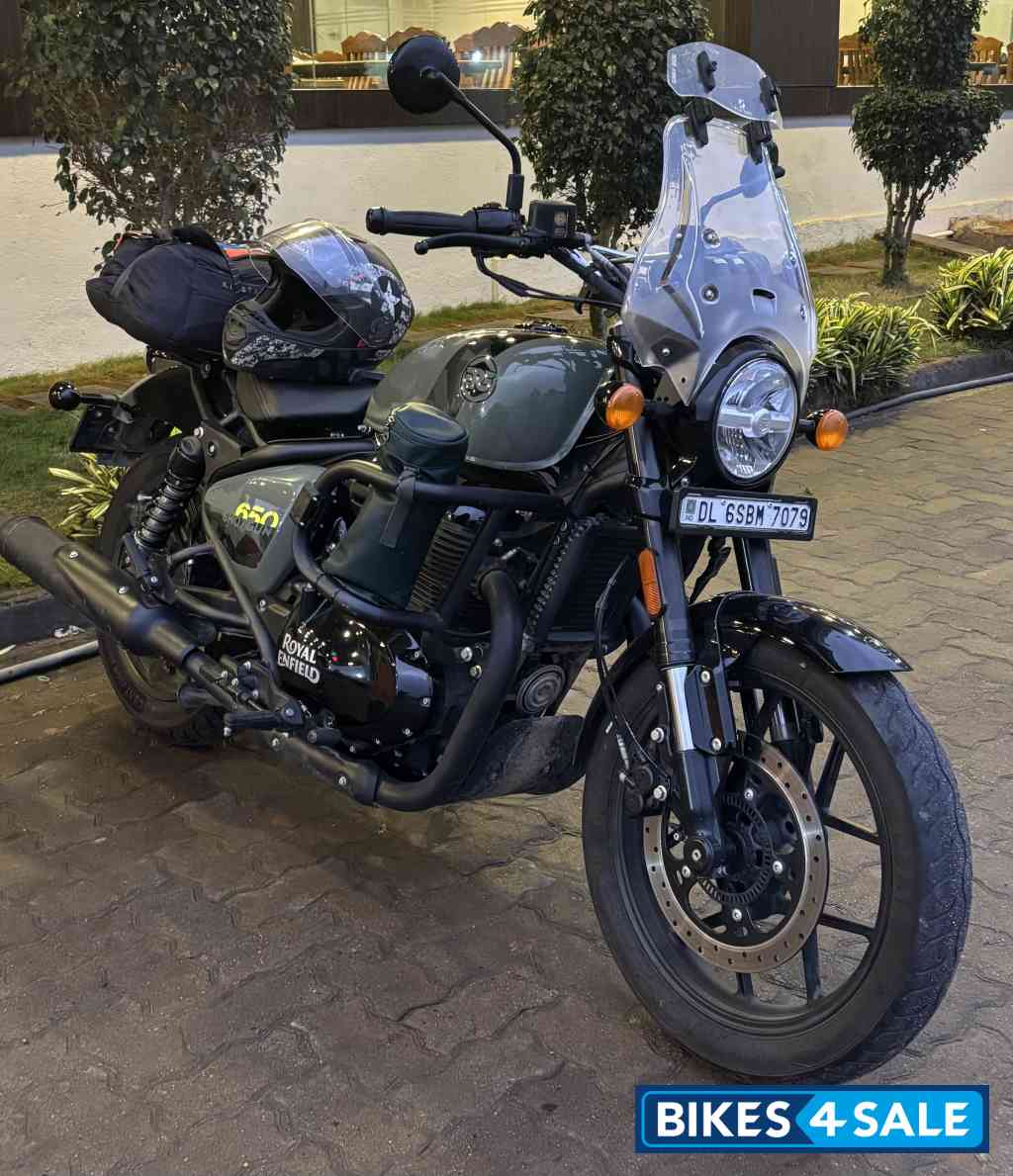 Green Drill Royal Enfield Shotgun 650