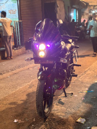 Black Red Bajaj Pulsar 220 DTSi