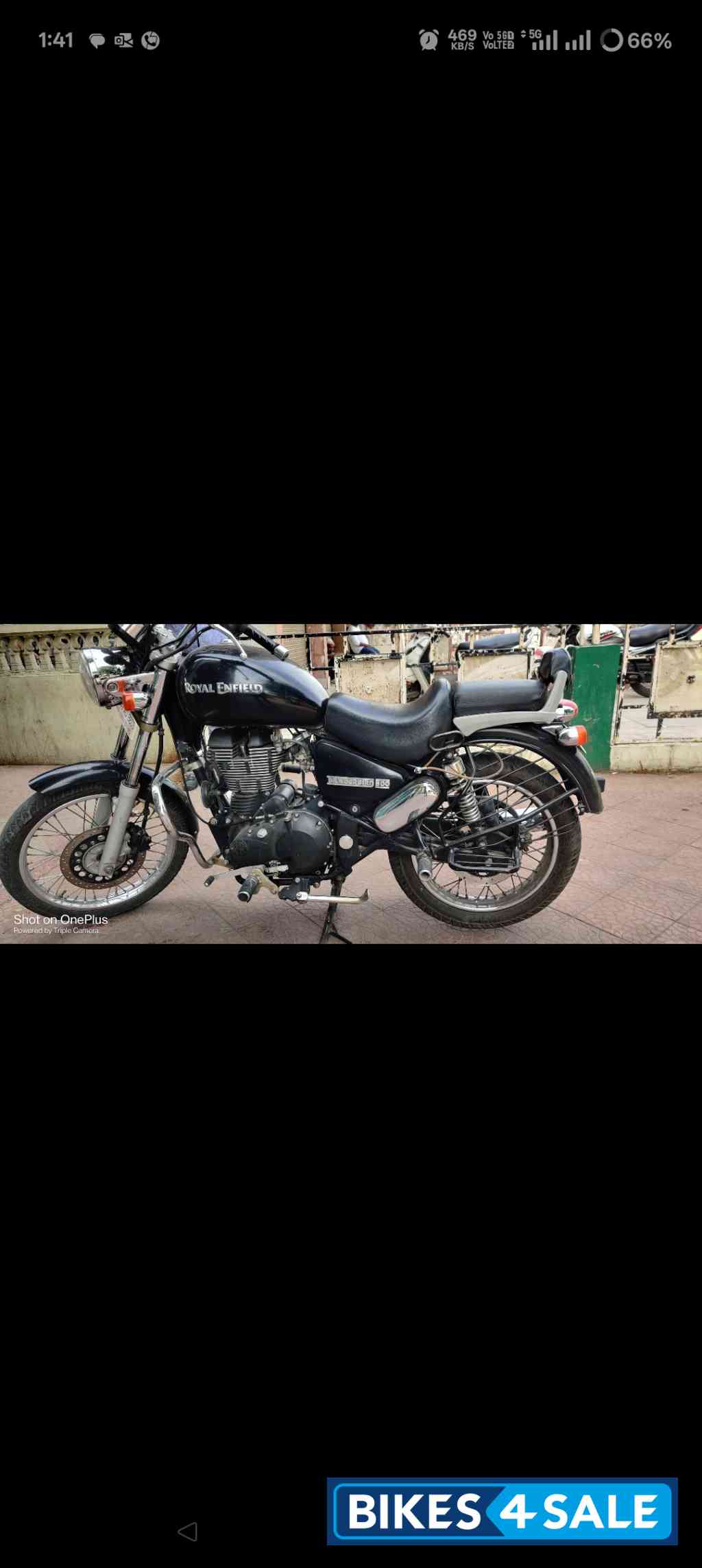 Black Royal Enfield Thunderbird 350 Black Royal Enfield Thunderbird 350