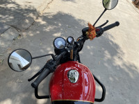 Rebel Red Royal Enfield Hunter 350 Metro