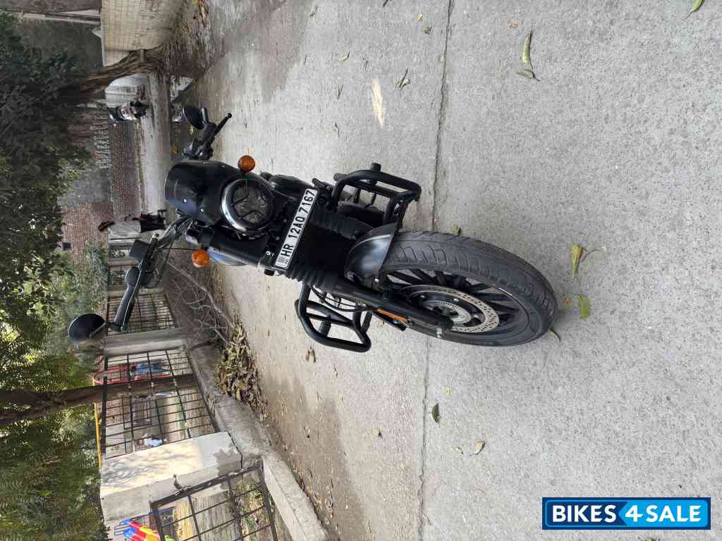 Steel Blue Yezdi Roadster Dark