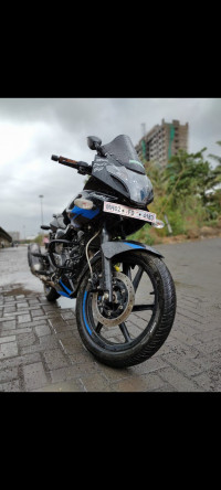 Black And Blue Bajaj Pulsar 220 DTSFi