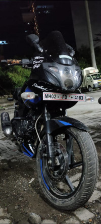 Black And Blue Bajaj Pulsar 220 DTSFi