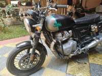 Downtown Drag Grey Royal Enfield Interceptor 650 Twin