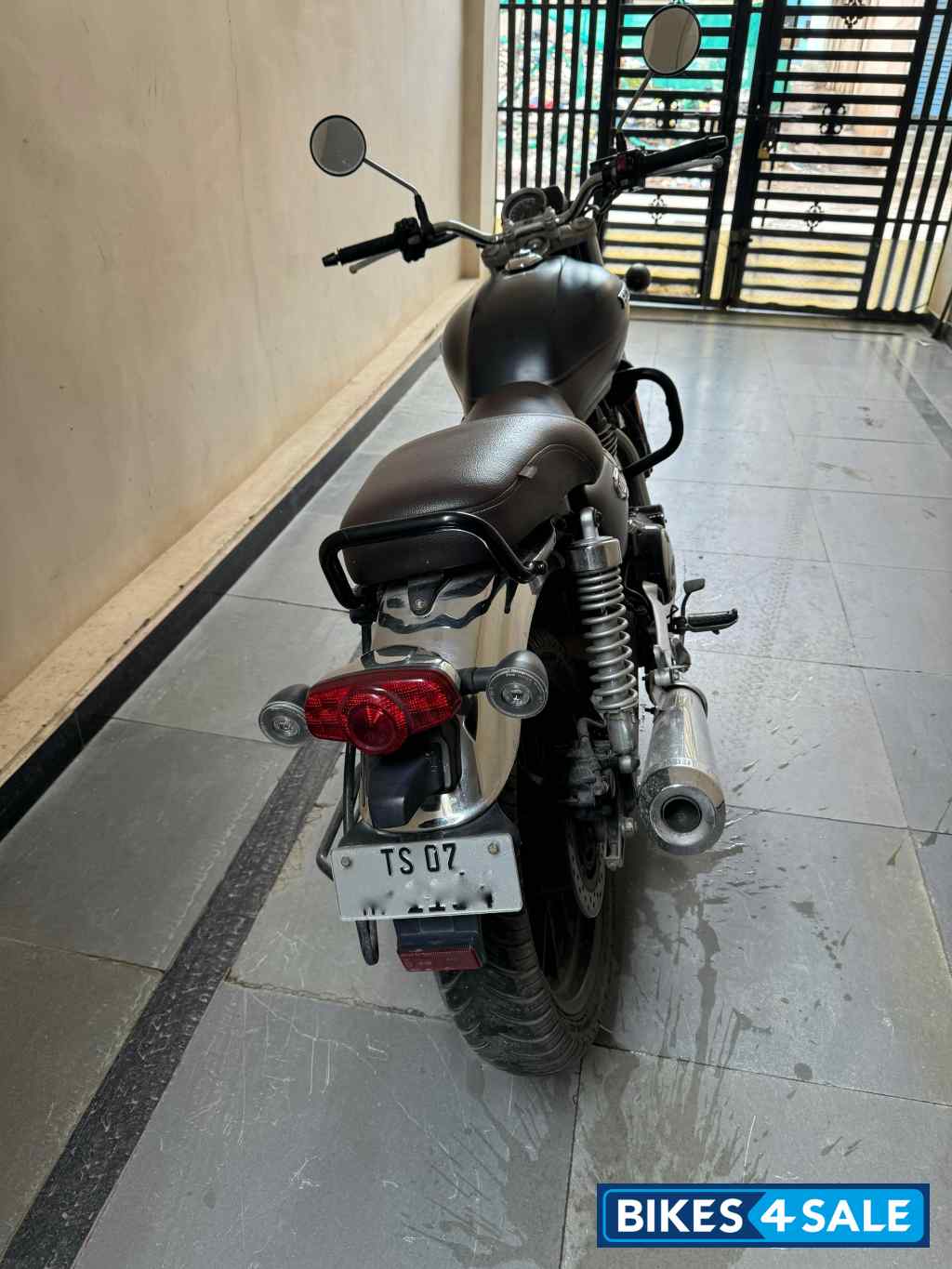 Mat Steel Black Meta Honda Hness CB350 DLX