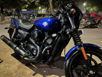 Blue Harley Davidson Street 750