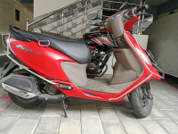 Red TVS Scooty Zest