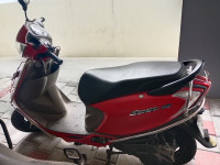 Red TVS Scooty Zest
