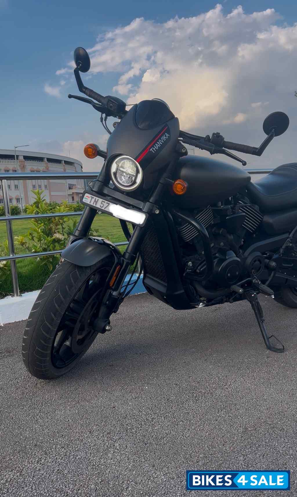 Industrial Denim Grey Harley Davidson Street Rod Industrial Denim Grey Harley Davidson Street Rod