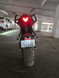 Silver & Red Triumph Trident 660