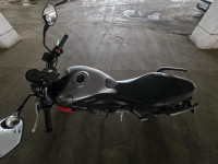 Silver & Red Triumph Trident 660