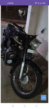Black Royal Enfield Diesel bullet 1983 model