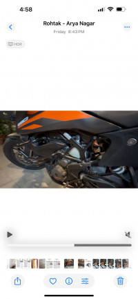 Orange KTM 390 Adventure