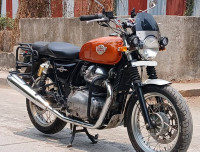 Orange Crush Royal Enfield Interceptor 650 Twin