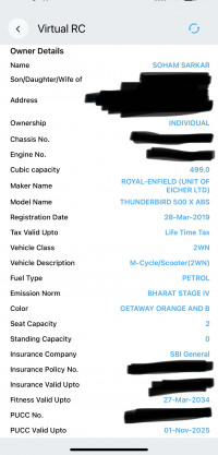 Royal Enfield Thunderbird X 500
