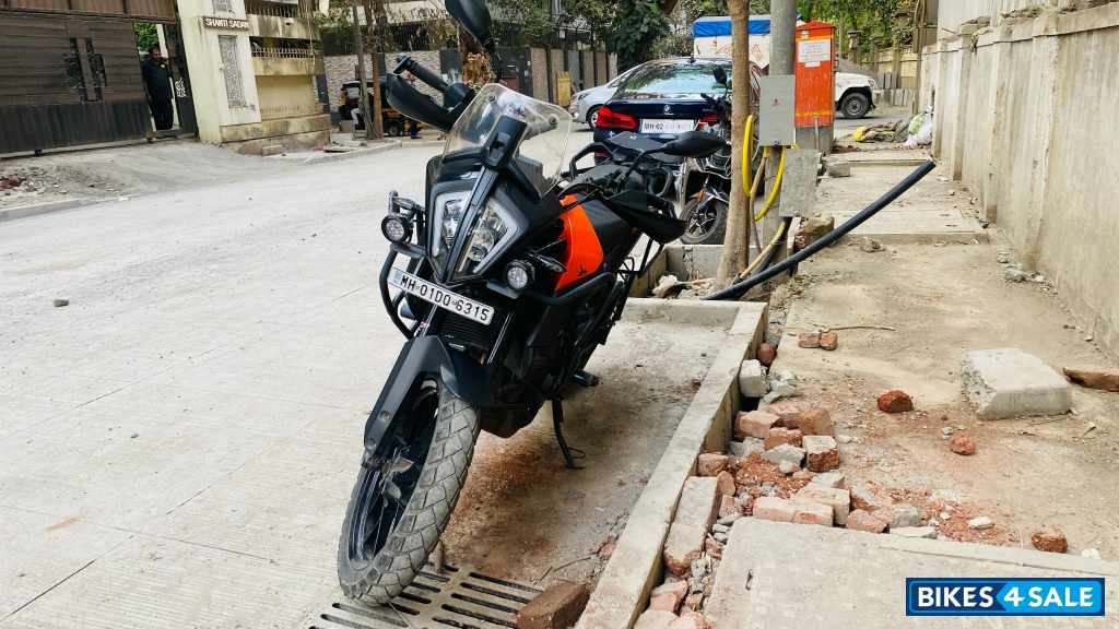 Orange KTM 390 Adventure