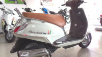 White Suzuki Access 125 Special Edition