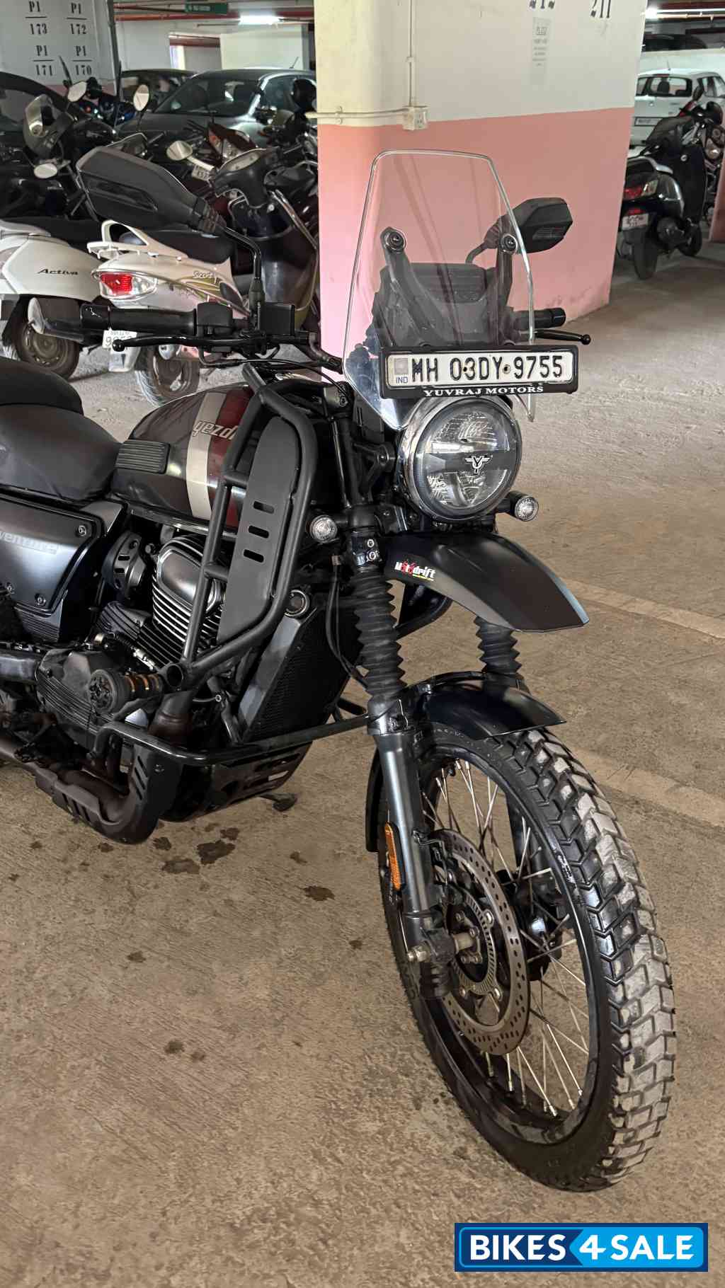 Black Mamba Yezdi Adventure Matte Black Mamba Yezdi Adventure Matte