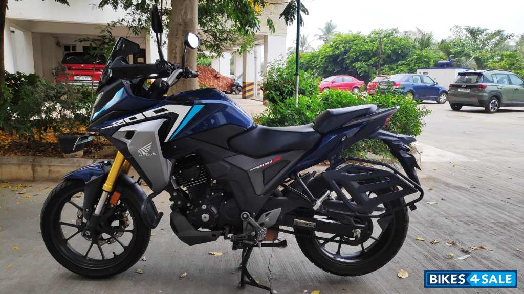 Blue Honda CB200X