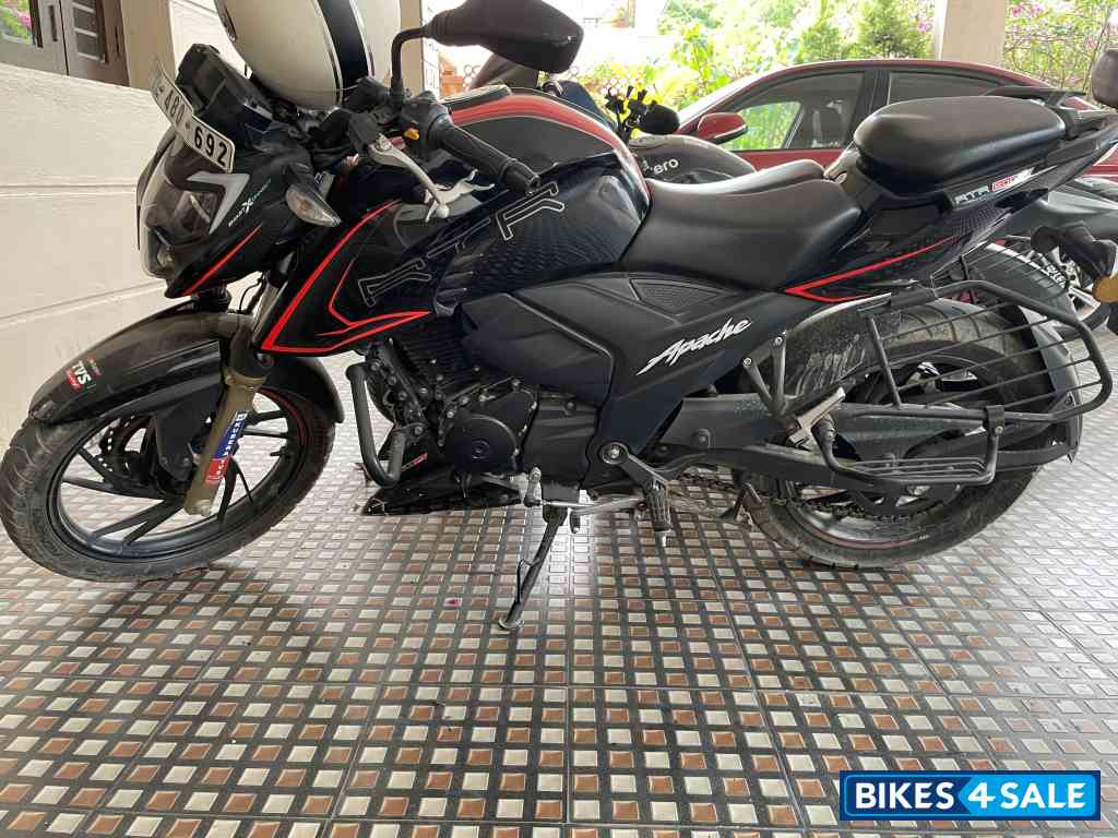 Red And Black TVS Apache RTR 200 4V ABS