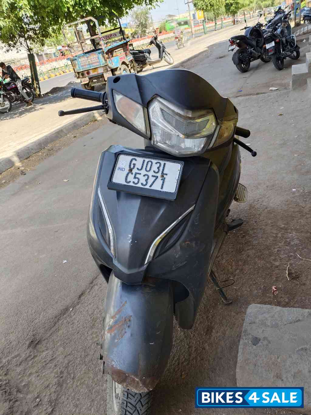 Black Honda Activa 5G